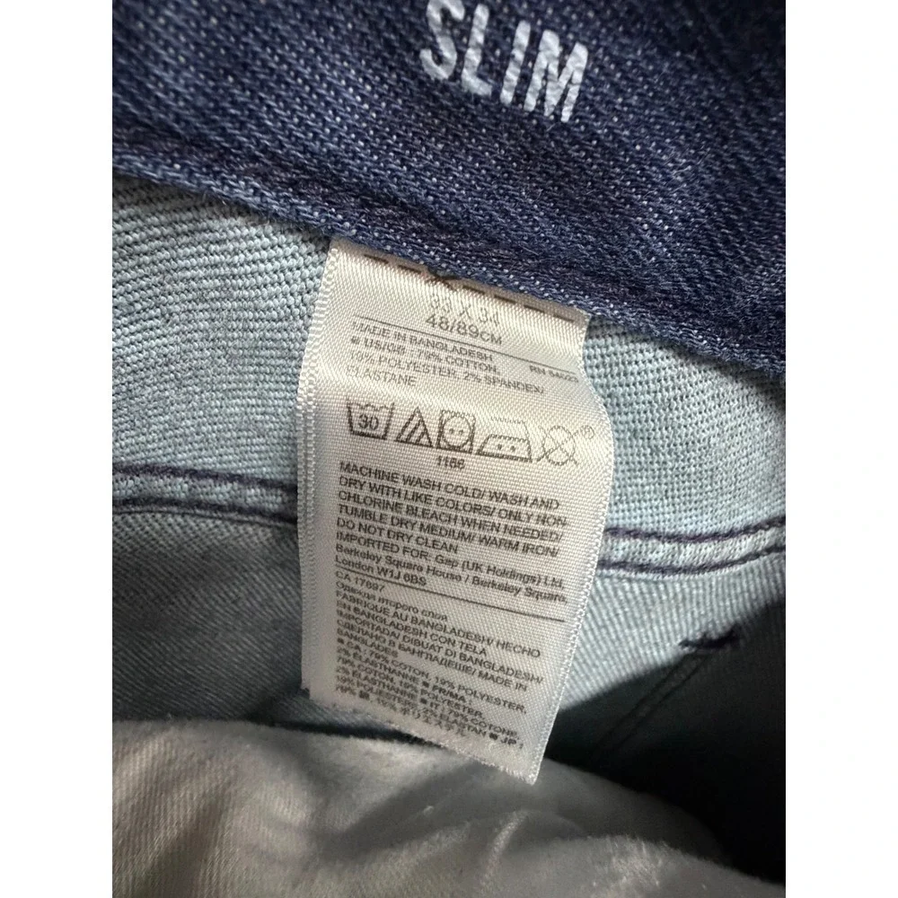 Banana Republic Traveler Jeans Slim Dark Wash 33 X 34 Men Denim Casual Stretch